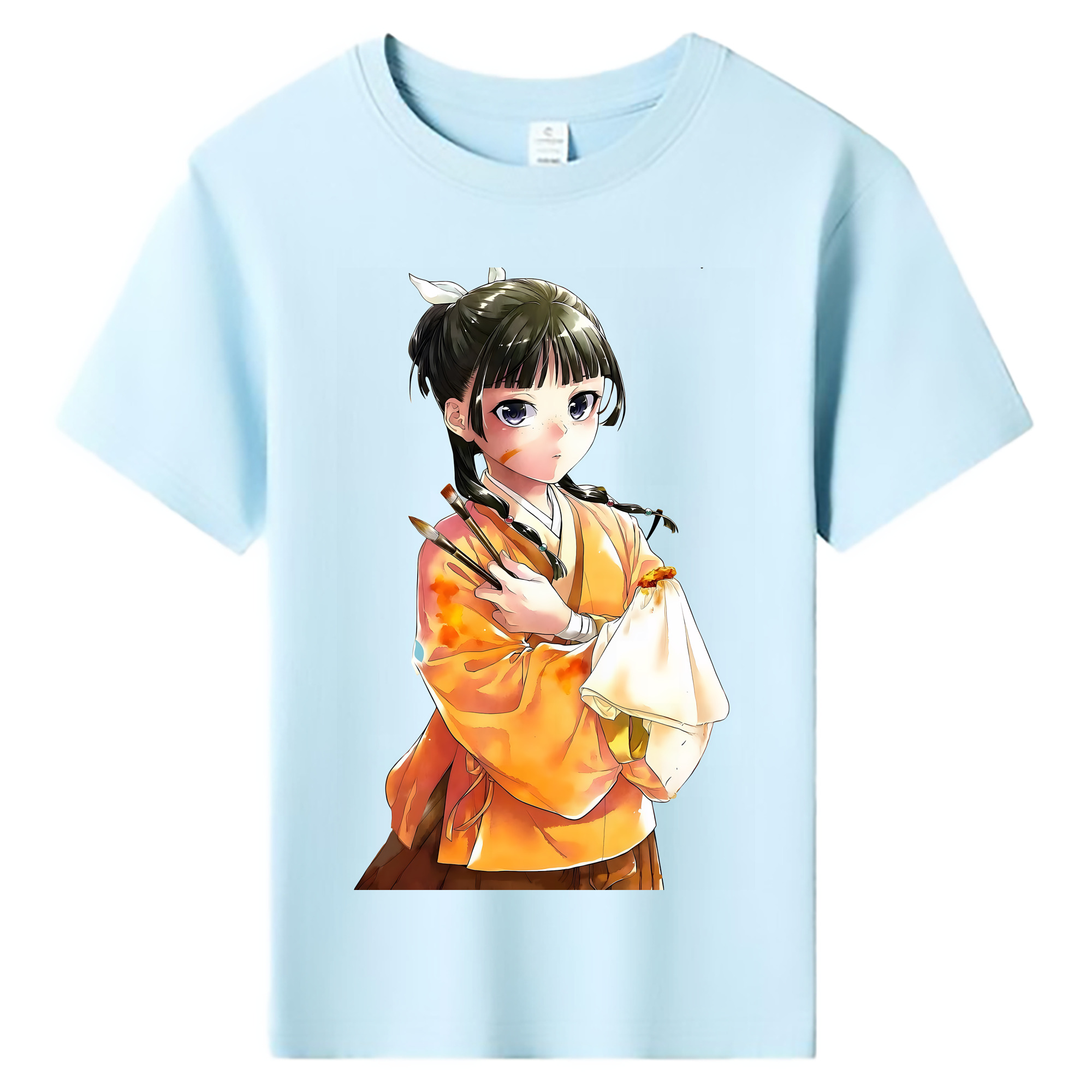 （画像用） 薬屋のひとりごと The Apothecary Diaries 綿100％キッズTシャツ（フロントプリント）